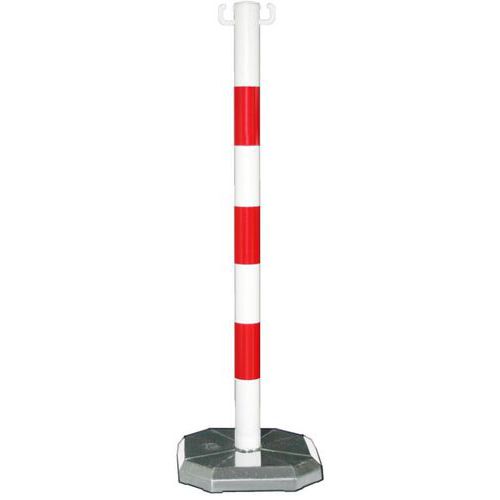PVC-Pfosten auf beschwerbarem Sockel - Croso PVC-Pfosten auf beschwerbarem Sockel - Croso