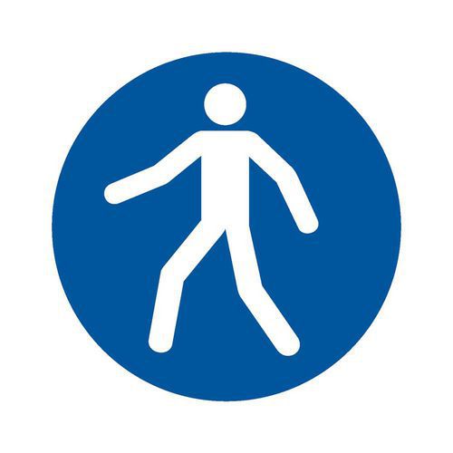 Schild „Fußgängerüberweg nutzen“, PVC - Manutan Expert