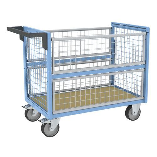 Wagen mit Gitterbox ohne Dach, 500 kg - FIMM