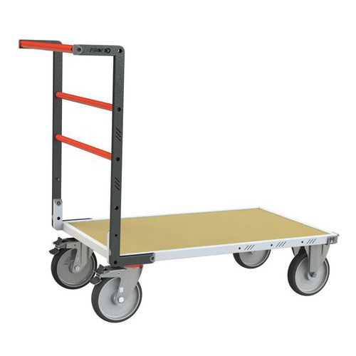 Wagen mit festem Bügel und MDF-Platte, Tragkraft 600 kg - FIMM Wagen mit festem Bügel und MDF-Platte, Tragkraft 600 kg - FIMM