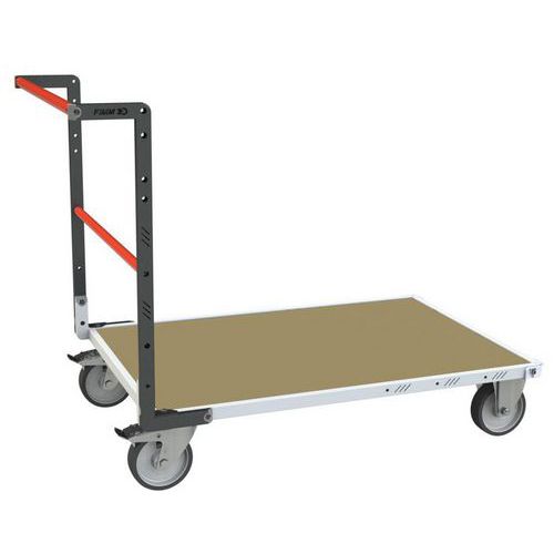 Modularer Wagen aus Rohr, 1 Bügel, Tragkraft 500 kg - FIMM