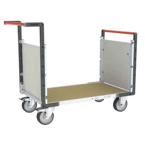 Modularer Wagen, Wabenpolystyrol, 2 Bügel, Tragkraft 500 kg - FIMM