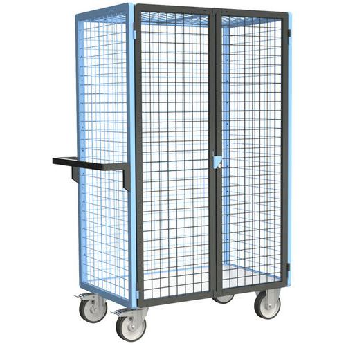 Gitterwagen mit 4 Seitenteilen und Holzboden, Tragkraft 500 kg - FIMM