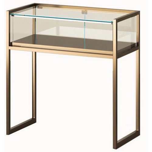 Ausstellungsvitrine auf Füßen, 95 x 45 x 95 cm - Sarazino