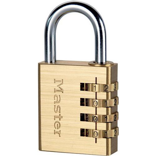 Kombinationsschloss mit Messing-Finish - Master Lock Kombinationsschloss mit Messing-Finish - Master Lock