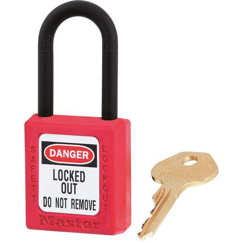 Vorhängeschloss mit Bügel aus dielektrischem Nylon - Master Lock Vorhängeschloss mit Bügel aus dielektrischem Nylon - Master Lock