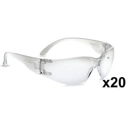 Farblose Schutzbrille BL30 - Große Packung - Bollé Safety