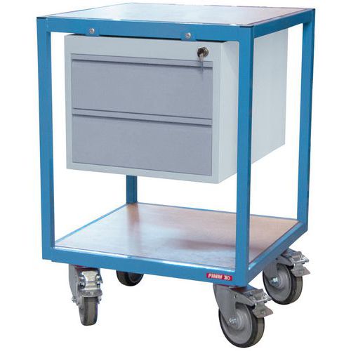 Werkstattwagen mit 2 Schubladen - 400 kg - Fimm Werkstattwagen mit 2 Schubladen - 400 kg - Fimm