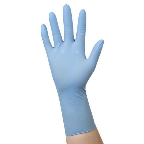 Einweghandschuh Coverfeel Care aus Nitril mit langer Stulpe - Medicom