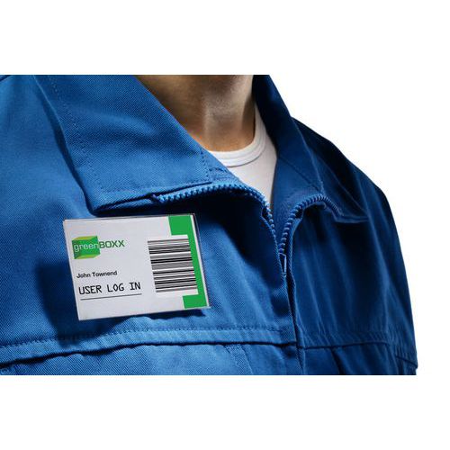 Namensschild mit Kombiklemme - Durable