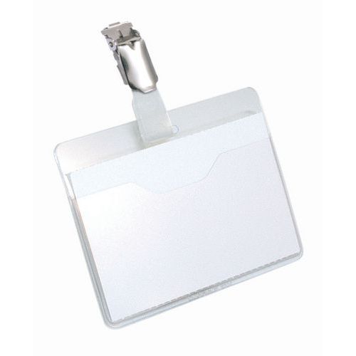 Namensschild ‑ Teilweise Abdeckung mit Clip ‑ Durable