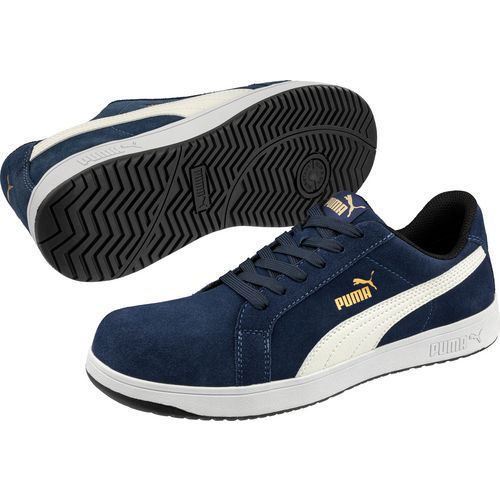 Sicherheitshalbschuhe ICONIC SUEDE NAVY S1PL ESD FO SR – Puma Sicherheitshalbschuhe ICONIC SUEDE NAVY S1PL ESD FO SR – Puma