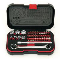 XS Box Ratsche und Steckschlüssel, 39-teilig, 1/4'' - Mob