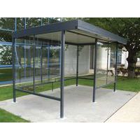 Raucher-Unterstand Länge 2.50 m - Manutan