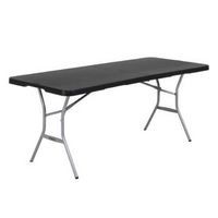 Rechteckiger, klappbarer Tisch, schwarz - 183 x 76 cm - Lifetime