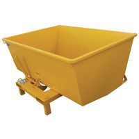 Automatischer Kippbehälter mit geringer Höhe auf Sockel - Goubard
