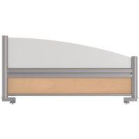 Schall- und Sichtschutz für Schreibtisch