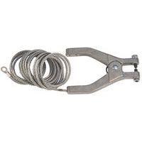 flexibles Kabel 3 m mit 1 Klemme und 1 Ring