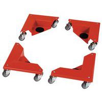 Rollunterstützung, Saugnapf und Abroller