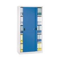 Hoher Schrank mit Schiebetüren - Breite 100 cm x Tiefe 50 cm
