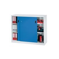 Niedriger Schrank mit Schiebetüren - Breite 100 cm x Tiefe 50 cm