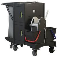 Reinigungswagen mit Müllsammler