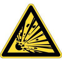 Warnschild - Warnung vor explosionsgefährlichen Stoffen - Schild