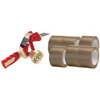 Rollen PVC-Klebeband + 1 ergonomischer Abroller - Manutan Expert