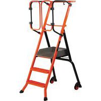 Leichte, individuell anpassbare und rollende Plattform, gesichert und platzsparend - Mondelin