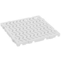 Gitterrost, weiß - 500 x 500 x 18 mm - Multiroir