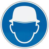 Gebotsschild - Schutzhelm vorgeschrieben - Aluminium