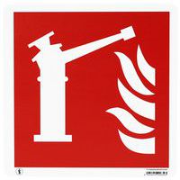Brandschutzschild - Hydrant/Feuerlöschspritze - Aluminium