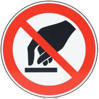 Schild Nicht berühren, Aluminium - 200 mm - Manutan Expert