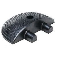 Schwarzes Endstück für Bremsschwelle schwarz und gelb 10 km/h - 20 t - Manutan Expert, Modell: DH-SP-75E