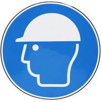 Gebotsschild - Schutzhelm - selbstklebend - Manutan Expert