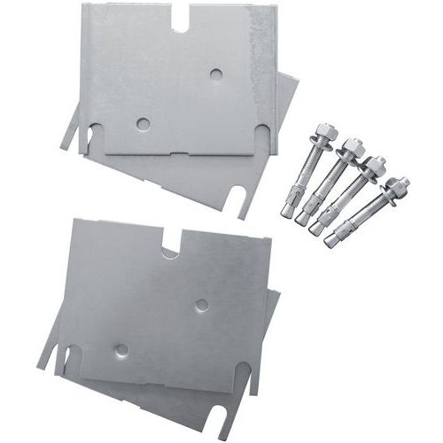 Bodenbefestigung für Ständerrahmen Stock-Pallet - Mecalux Bodenbefestigung für Ständerrahmen Stock-Pallet - Mecalux