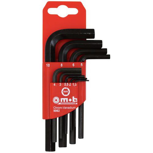 FACOM 83SH Langer Knochen-Schlüssel – Kugelkopf, Größe 3 Mm, Chrom-Vanadium-Stahl
