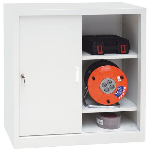 Niedrige Schränke mit Schiebetüren CH - Breite 100 cm - Manutan Manutan