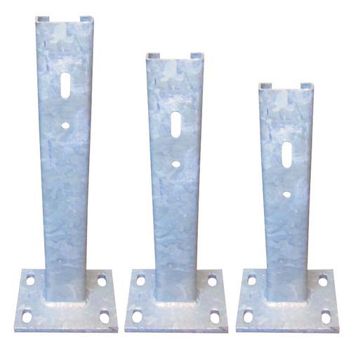 Pfosten für Schutzplanke - auf Platte - Manutan.de