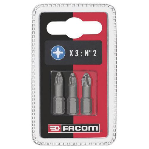 3 Bits ED für POZIDRIV®-Schrauben - Facom 3 Bits ED für POZIDRIV®-Schrauben - Facom