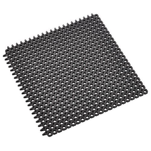 Stecksystem-Gummimatten-Fliese mit kleinen Drainagelöchern - 12 mm - Notrax Stecksystem-Gummimatten-Fliese mit kleinen Drainagelöchern - 12 mm - Notrax
