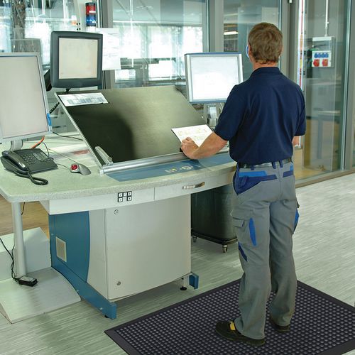 Einzelne statisch ableitende Anti-Ermüdungsmatte (ESD) - Notrax Einzelne statisch ableitende Anti-Ermüdungsmatte (ESD) - Notrax