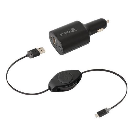 Externer Akku 2200 mAh und Ladegerät für das Auto 2 in 1 Externer Akku 2200 mAh und Ladegerät für das Auto 2 in 1