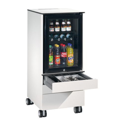 Möbelstück mit Kühlschrank und Tassenfach - Manutan.de