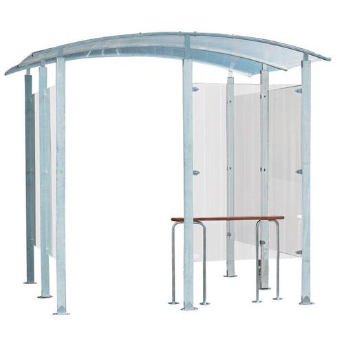 Fahrradunterstand 4 m² - Verzinkter Stahl