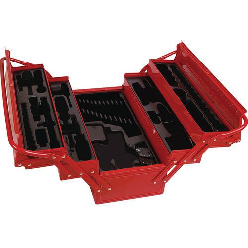 Werkzeugbox AmPro mit Inhalt 76-teilig