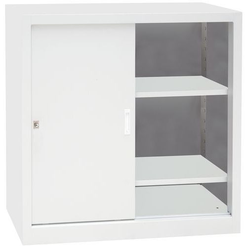 Niedrige Schränke mit Schiebetüren CH - Breite 100 cm - Manutan