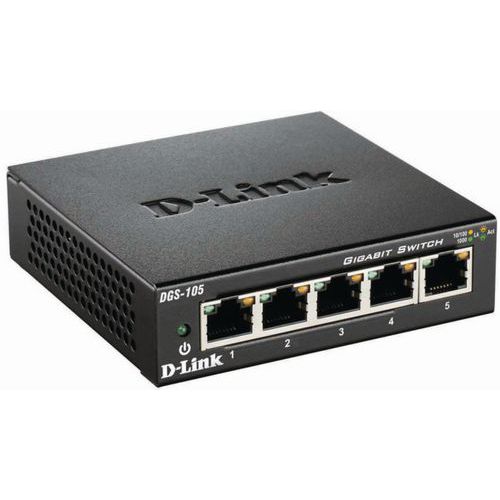 D-Link-Switch, 5 Eingänge, DGS-105 D-Link-Switch, 5 Eingänge, DGS-105