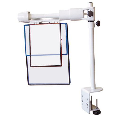 Schreibtischständer Tarifold - Rotor Revo mit Klemmhalterung