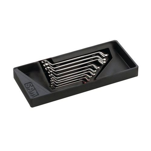 Modul mit 9 Ringschlüsseln, gekröpft, in mm